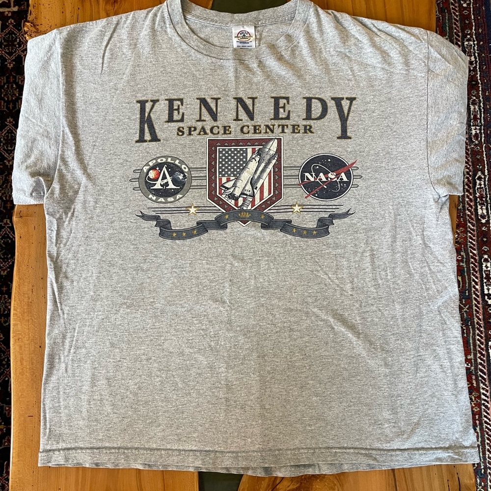 Delta Gray Kennedy Space Center Tee Xl
